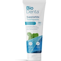 SUPERWHITE HAMBAPASTA MÜNT + KOOKOS BIODENTA™ 75 ML
